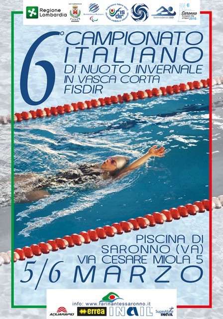 manifesto_sesto_campionato_italiano_nuoto_agonistico_piscina_saronno